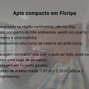  Apartamento Apto Compacto Em Floripa-continente Brasil